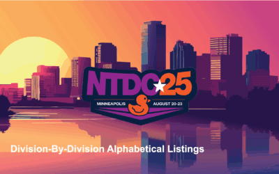 NTDC 2025 Qualifiers: Alphabetical Listings By Each Division