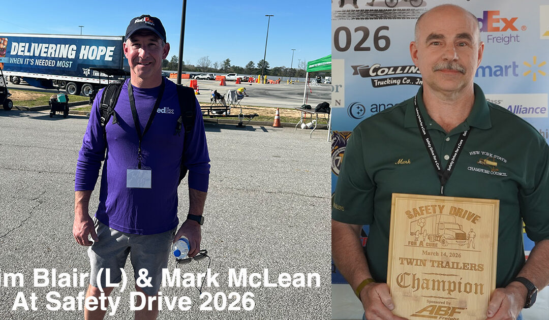 Mark McLean and Tim Blair Give Back While Sharpening Skills At Safety Drive